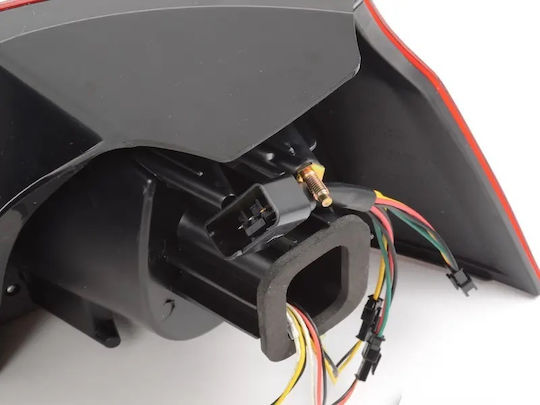JOM Πίσω Φανάρια Led για Volkswagen Golf Mk5 Dynamic Black 2003-2008 2τμχ