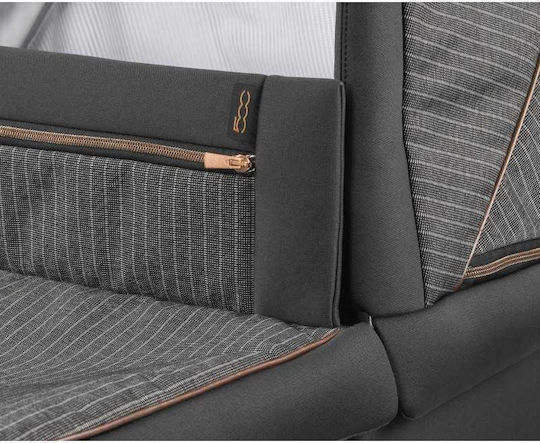 Peg Perego Veloce SL Modular Fiat 500 Edition Reglabil 2 în 1 Cărucior pentru copii Potrivit pentru Nou-născut Gri 10.7kg