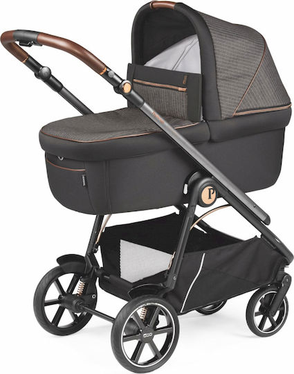Peg Perego Veloce SL Modular Fiat 500 Edition Reglabil 2 în 1 Cărucior pentru copii Potrivit pentru Nou-născut Gri 10.7kg