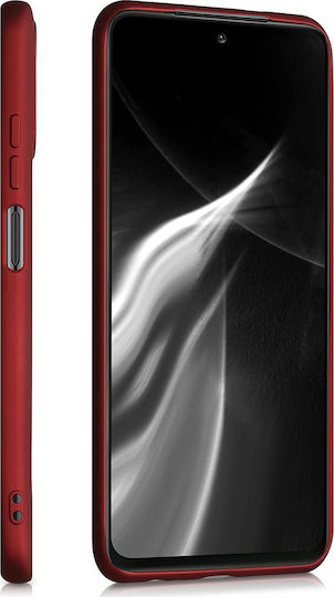 KWmobile Back Cover Σιλικόνης Metallic Dark Red (Redmi Note 10 / 10s / Poco M5s)