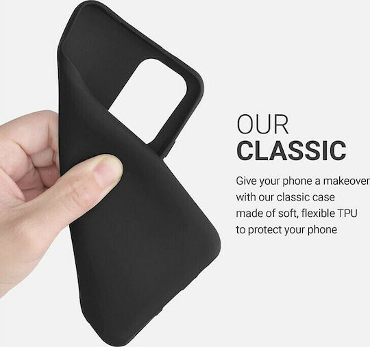 KWmobile Back Cover Σιλικόνης Black Matte (Redmi Note 10 / 10s / Poco M5s)