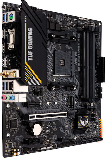 Asus TUF Gaming A520M-Plus WiFi Motherboard Micro ATX με AMD AM4 Socket 90MB17F0-M0EAY0