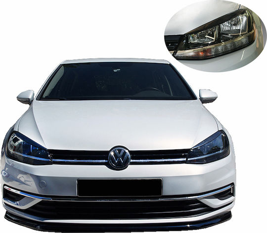 Front Headlight Eyebrows for Volkswagen Golf VW Golf 7 Facelift 2016+