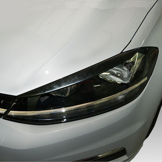 Front Headlight Eyebrows for Volkswagen Golf VW Golf 7 Facelift 2016+