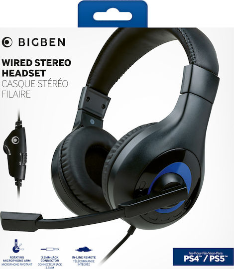Bigben Interactive Stereo For PS5 Over Ear Gaming Headset with Connection 3.5mm