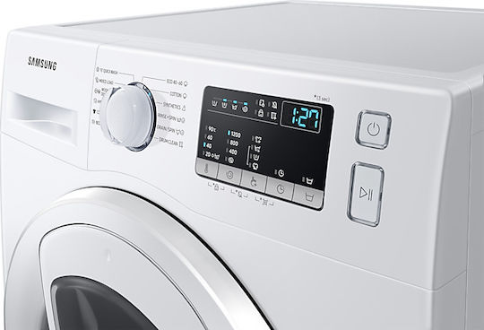 Samsung Πλυντήριο Ρούχων 8kg με Τεχνολογία Ατμού 1200 Στροφών AddWash WW80T4520TE/LE