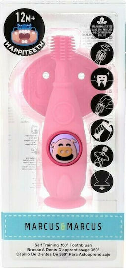 Marcus & Marcus 360° Baby Toothbrush for 1+ years Pink