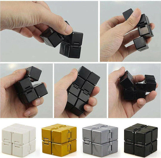 Anti Stress Fidget Infinity Cube Plastic Auriu