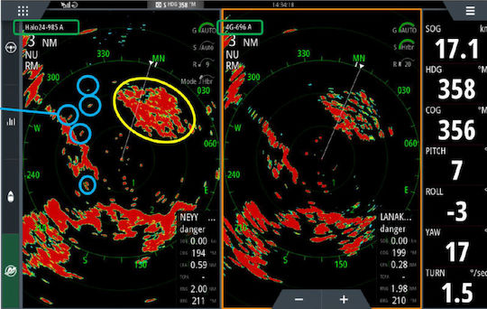 Lowrance Halo 24 Radar Σκάφους Radar cu impulsuri