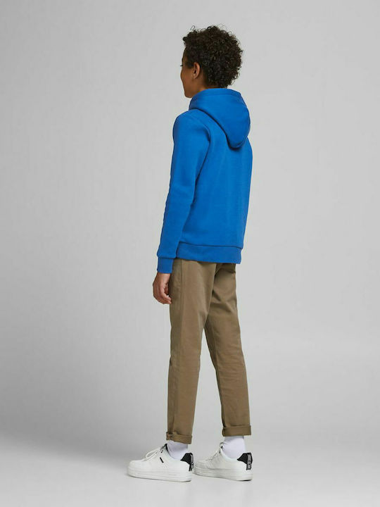 Kids Sweatshirt with Hood Light Blue Sweatshirt