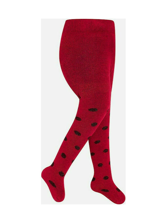 Mayoral Kinderstrumpfhose Polka Dot Rot