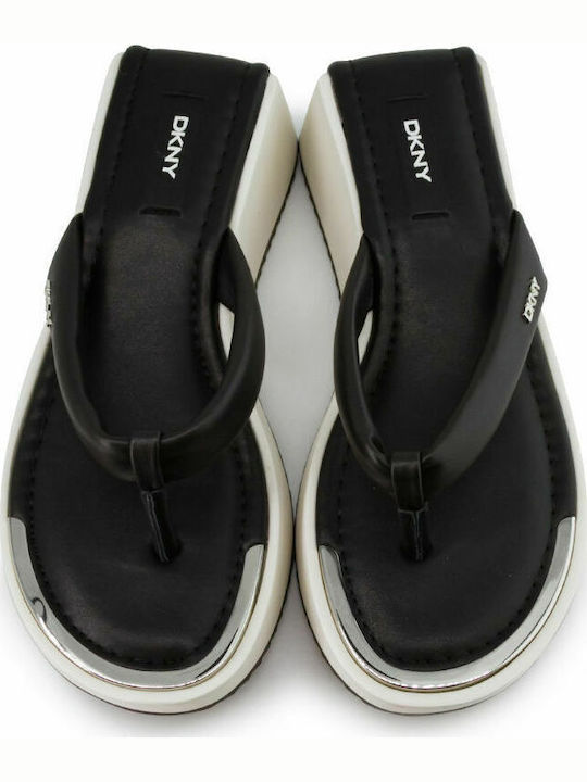 Maeryn Women's Platform Flip Flops Black