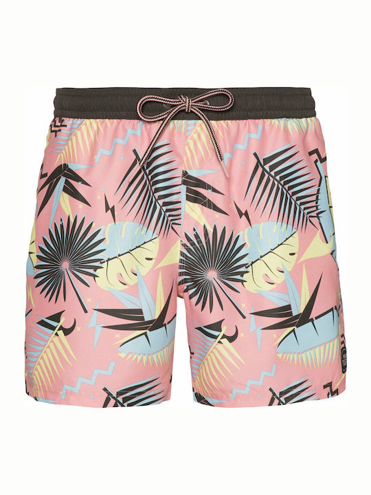 Frank Men's Swimwear Shorts Pink Floral