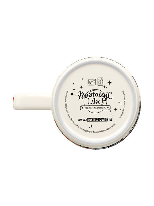 Nostalgic Art MOTOmania - Kick-Start Your Day Ceramic Cup White