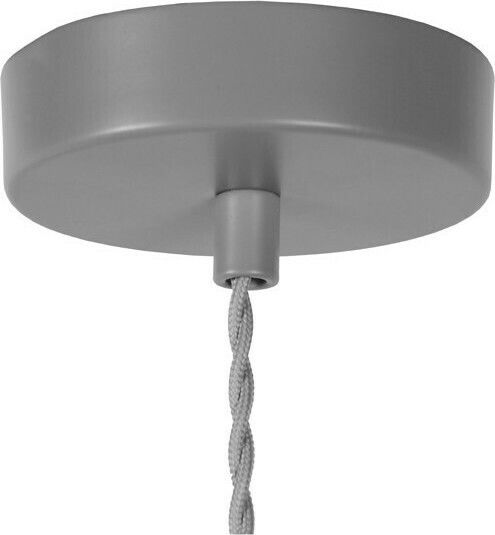 Lucide Lightning Κρεμαστό Φωτιστικό Γκρι Καμπάνα με Ντουί E27 29x29x22εκ.