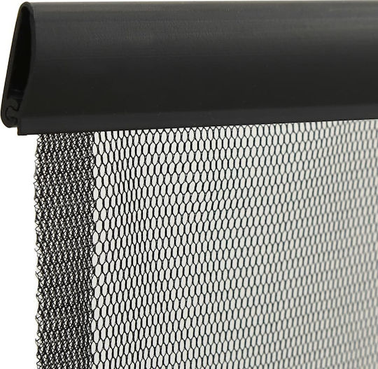 vidaXL Fabric Door Curtain Black 120x240cm 148711