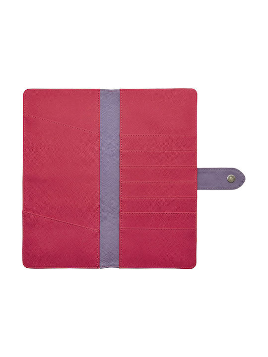 Legami Milano Travel Document Holder Men's Card Wallet with RFID Pink