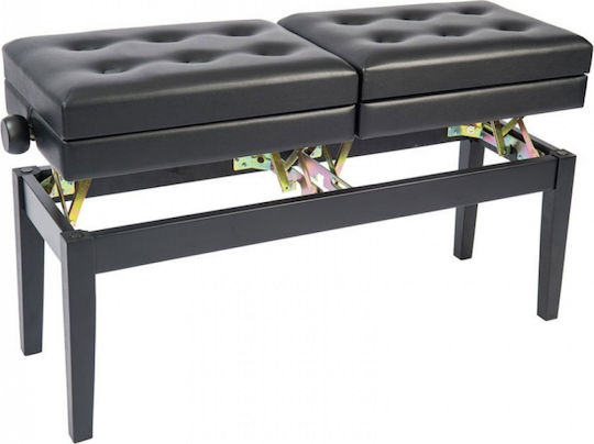 Kinsman KPB-20 Σκαμπό Πιάνου Ρυθμιζόμενο Black Μ110xΠ35cm