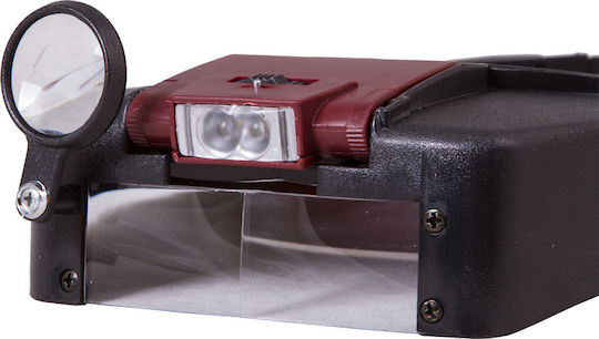 Levenhuk Vergrößerungsgläser für die Arbeit mit klaren Linsen und LED-Licht 1Stück