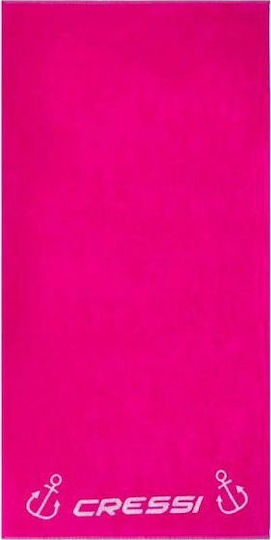 CressiSub Cotton Frame Fuchsia Beach Towel 180x90cm