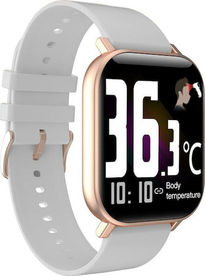 U.S. Polo Assn. Orion Smartwatch mit Pulsmesser (Weiß)