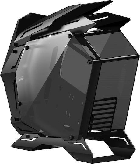 Jonsbo MOD3 Gaming Full Tower Κουτί Υπολογιστή με Πλαϊνό Παράθυρο και RGB Φωτισμό Μαύρο