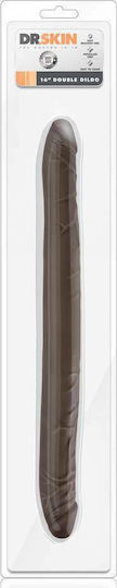Dr. Skin Διπλό Dildo Chocolate 41cm