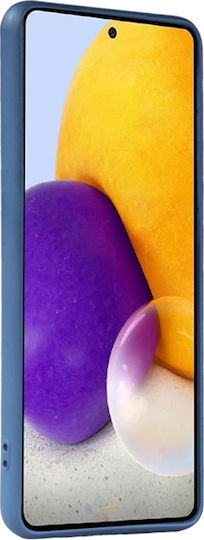 Crong Color Premium Back Cover Σιλικόνης Μπλε (Galaxy A72)