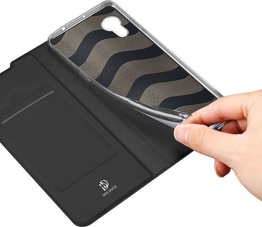 Dux Ducis Skin Pro Book Synthetic Leather Black (Galaxy XCover 5)