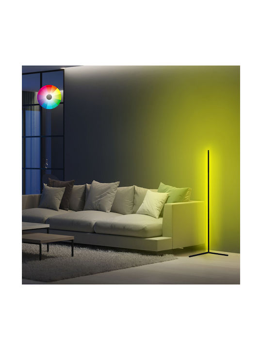 HomeMarkt LED Φωτιστικό Δαπέδου Υ120εκ. Μαύρο HomeMarkt LED Φωτιστικό Δαπέδου Υ120εκ. Μαύρο