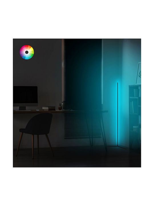 Freebox LED Φωτιστικό Δαπέδου Υ120xΜ30εκ. με RGB Φως Μαύρο