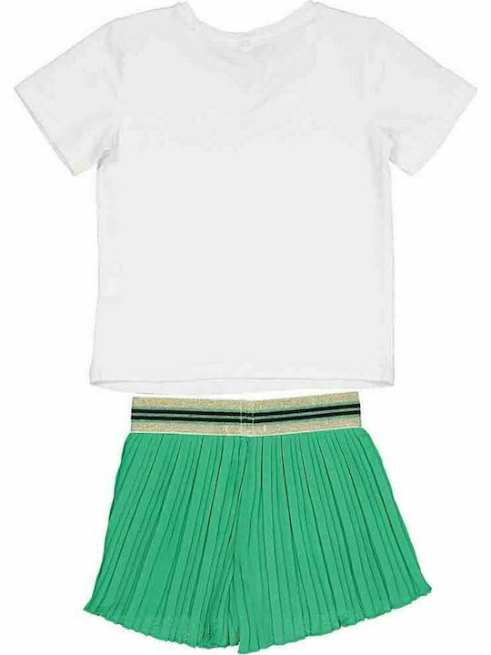 Birba Trybeyond Kids Set with Shorts Summer 2pcs White