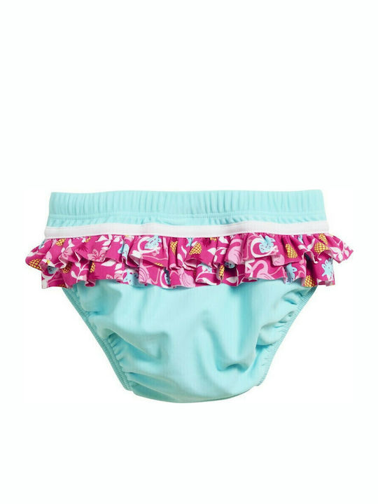 Playshoes Flamingo Παιδικό Μαγιό Πάνα Τιρκουάζ