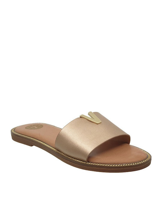 Seven Leather Women's Flat Sandals in Pink Color