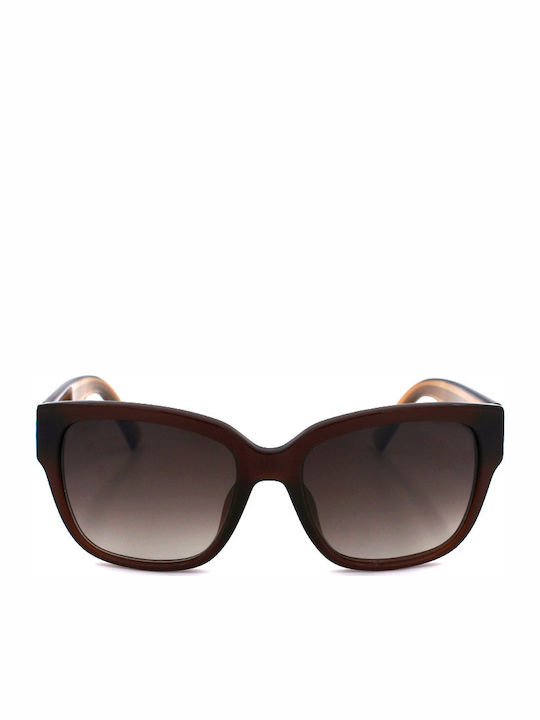 Nina Ricci Women's Sunglasses with Brown Plastic Frame and Brown Gradient Lens SNR006 08YL