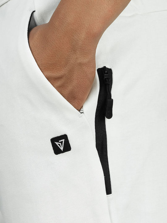 Men's Athletic Shorts White