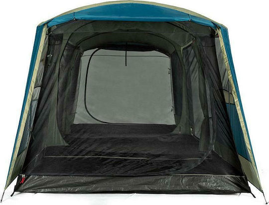 OZtrail Bungalow Dome Camping Tent Tunnel Blue with Double Cloth 3 Seasons for 9 People 540x220x200cm