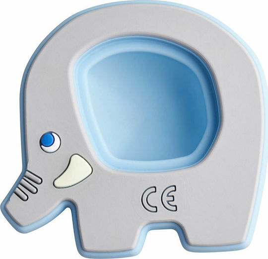 Haba Elephant Teething Rattle for Teething Relief from Plastic for 0 Months+
