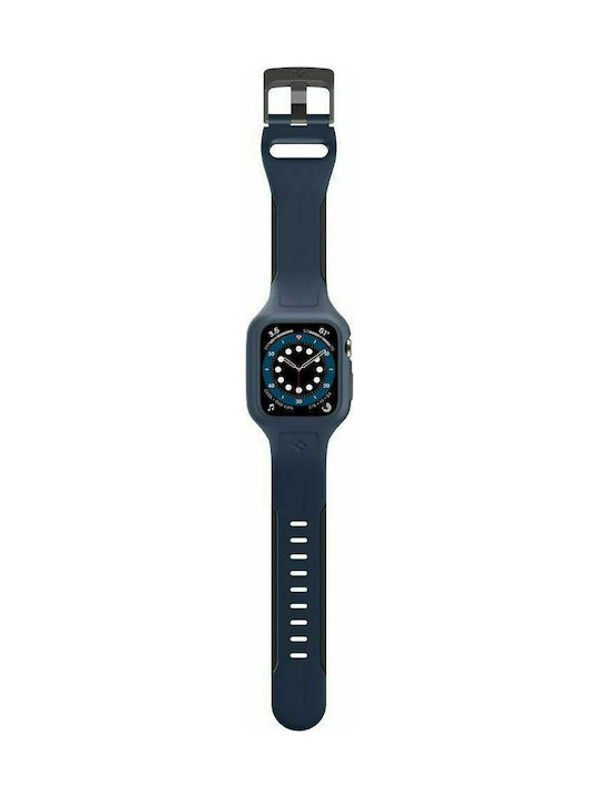 Spigen Liquid Air Pro Θήκη Σιλικόνης σε Μπλε χρώμα για το Apple Watch 44mm