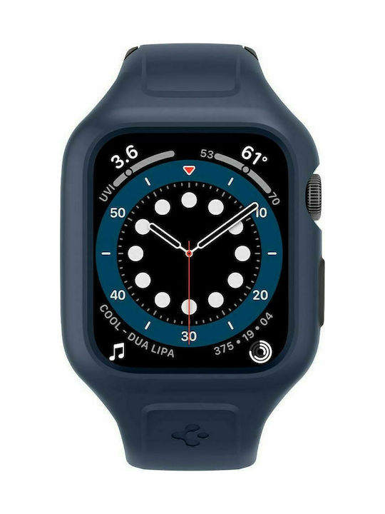 Spigen Liquid Air Pro Θήκη Σιλικόνης σε Μπλε χρώμα για το Apple Watch 44mm