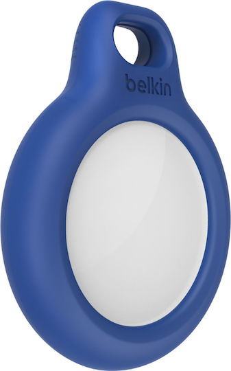 Belkin Secure Holder Keyring Θήκη Μπρελόκ Σιλικόνης για AirTag σε Μπλε χρώμα