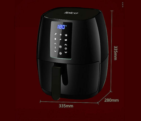 Telco Air Fryer 5.5lt Μαύρο DH-208A