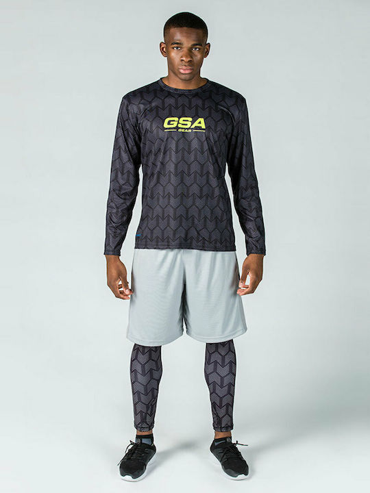 Active Performance Bluza Sport Mânecă Lungă Neagră