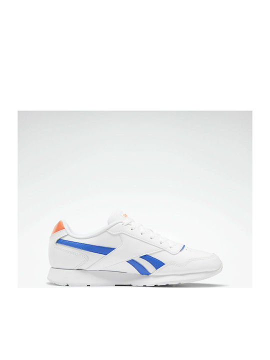 Reebok Royal Glide Bărbați Sneakers White / Court Blue / Orange Flare