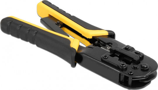 DeLock Πρέσα Ακροδεκτών Δικτύου RJ12, RJ11, RJ45 με Απογυμνωτή (Μήκος 180mm)