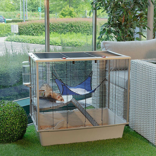Ferplast 57059814 Metal Cage for Rabbits 78x48x70cm