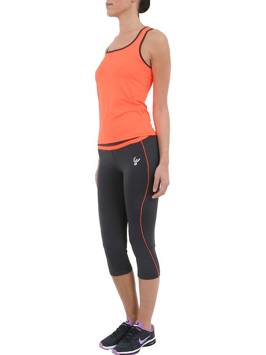 Wr.up De zi cu zi Set de femei cu Capri Colanti Gri