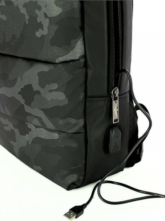 Aeronautica Militare Backpack 16.7lt Μαύρο