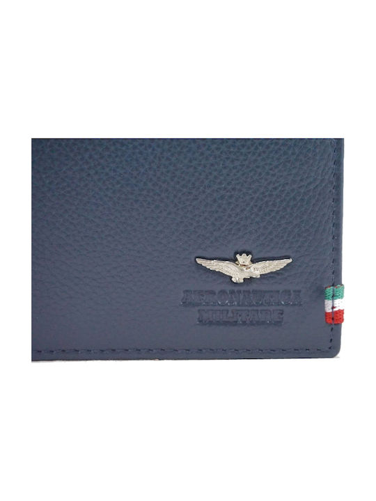 Blue Leather Men's Wallet