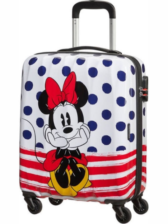 American Tourister Legends Spinner 55/20 Minnie Mouse Valiză De Călătorie Pentru Copii De Cabină Dură Multicoloră Cu 4 Roți Înălțime 55 Cm